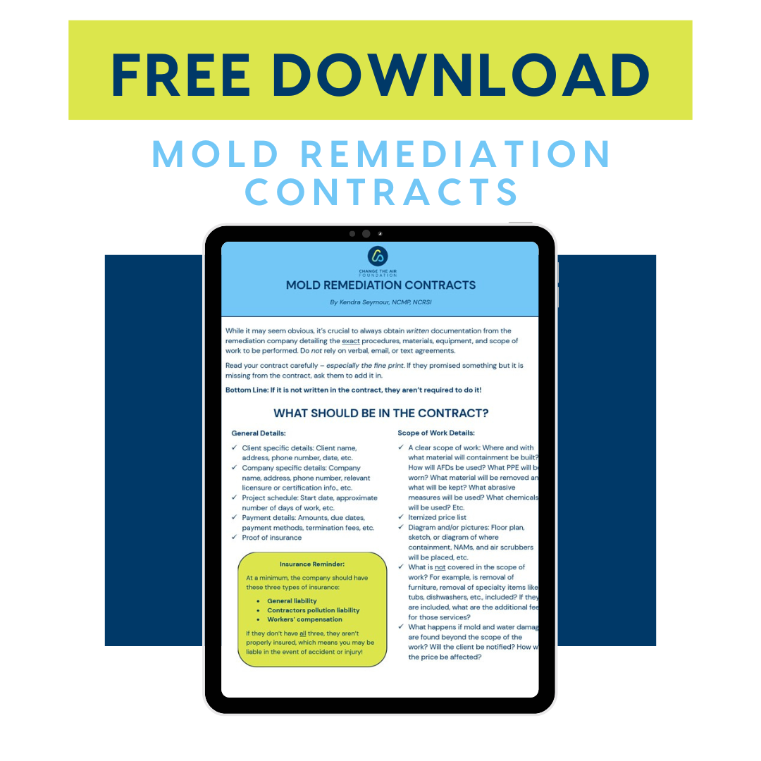 Mold Remediation Contracts